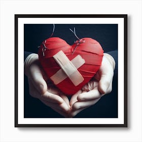 Mended Heart Art Print