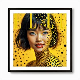 ELLE ASSIAN MODEL I | COVER ART | POP ART WORLD 2025 Poster