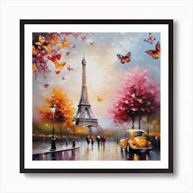 Paris Eiffel Tower 87 Art Print