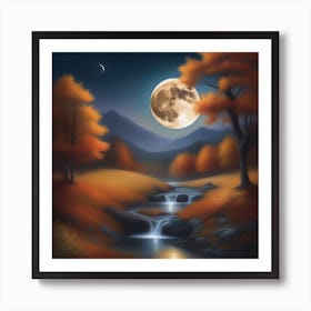 Harvest Moon Dreamscape 6 Art Print