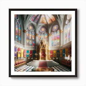 Throne Room Art Print