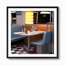 American Diner Art Print