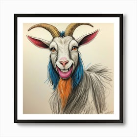 Goat! 29 Art Print