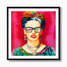 I Don't Care Frida Kahlo Art Print