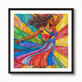 Dancer 3 Art Print