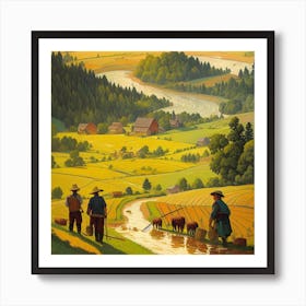 Farmer'S Life Art Print