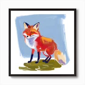 Red Fox 02 Art Print