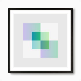 Squares Block 11 Art Print