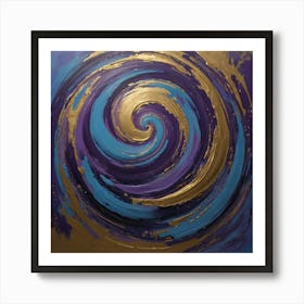 Spiral Painting Paintings Art Print Art Print