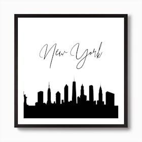 New York Skyline Affiche