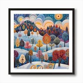 Winter Landscape 1 Art Print