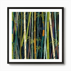 Bamboo forest 4 Art Print