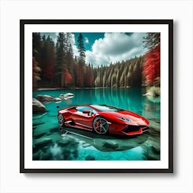 Lamborghini 88 Art Print