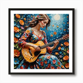 Acoustic Guitar 3 Art Print