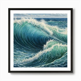 Ocean Waves Art Print