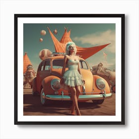 Vw Bug Art Print