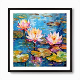 Water Lilies 23 Art Print