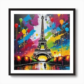 Paris Eiffel Tower 11 Art Print