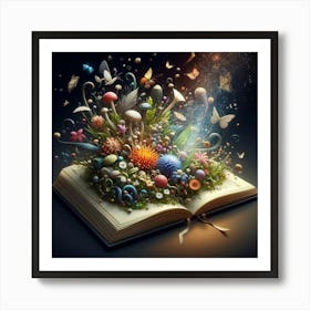 Book Of Magic 1 Art Print