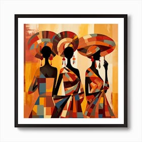 Three African Women 18 Art Print