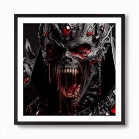 Demon Skull 2 Art Print