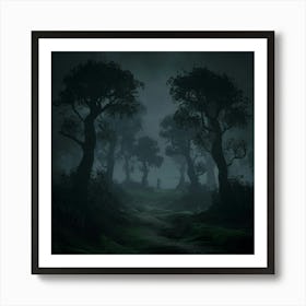 Dark Forest 2 Art Print