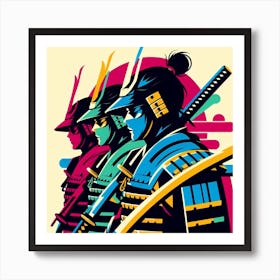 A samurai 3 Art Print