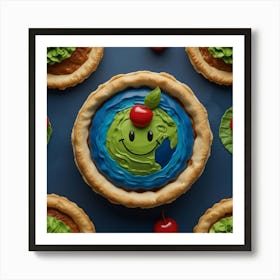 Earth Day Pies Art Print