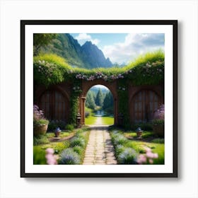 Garden Path Art Print