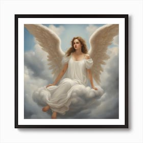 Angel Stock Videos & Royalty-Free Footage Art Print