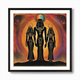 Divine Cosmic Family 333 Art Print
