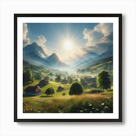 Landscape - Landscape Stock Videos & Royalty-Free Footage Art Print