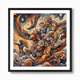 Abstract Painting 1 Art Print