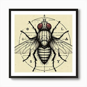 Fly Sigil Art Print