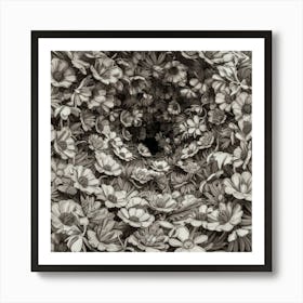 Flower Vortex Art Print