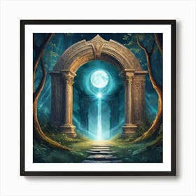 Portal To The Forest Art Print