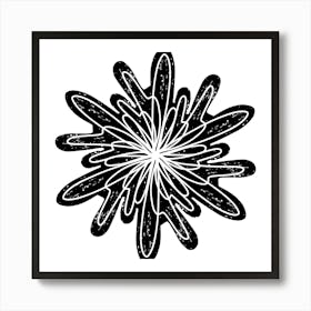 Snowflake 9 Art Print