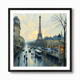 Paris Eiffel Tower 2 Art Print