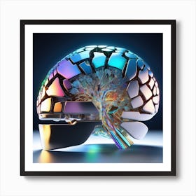 Brain Of A Robot 22 Art Print