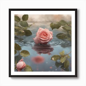 53358 Une Rose Qui Rit, Dans Un Endroit Avec Des Abricot Xl 1024 V1 0 (1) Art Print