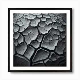 Cracked Earth Art Print