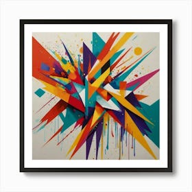 Abstract Piece Flash Art Print