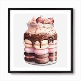 Jar Of Desserts 2 Art Print