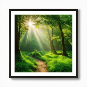 Path Through The Forest Art Print