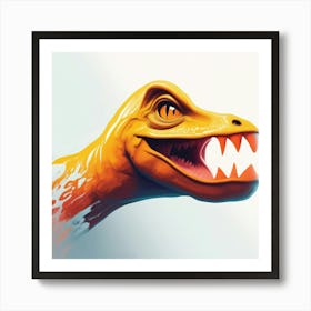 Dinosaur Head 2 Affiche