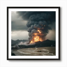 Chinese Oil Spill Art Print