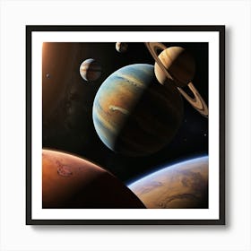 Planets Art Print