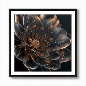 Abstract Flower Art Print