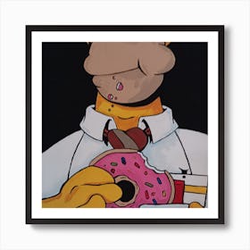 Hungry hungry Homer Art Print