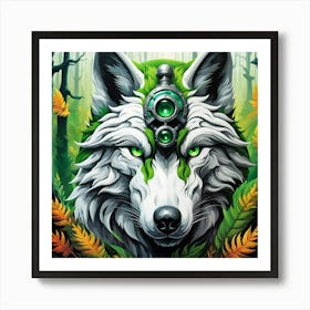 spirit wolf Art Print